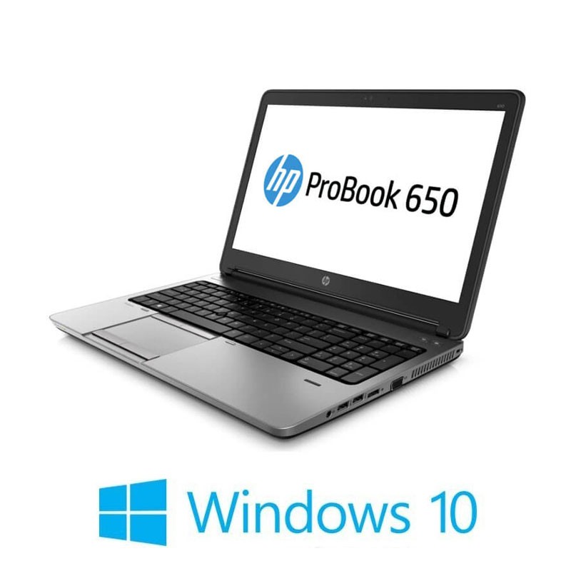 Laptop HP ProBook 650 G1, i5-4200M, 8GB DDR3, Display NOU Full HD, Win 10 Home Laptop HP ProBook 650 G1, i5-4200M, 8GB DDR3, Display NOU Full HD, Win 10 Home