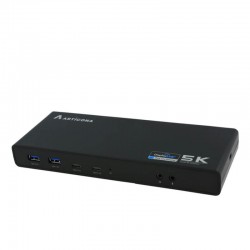 Docking Station USB-C Articona DisplayLink 5K, 2 x HDMI, 2 x DP + Alimentator
