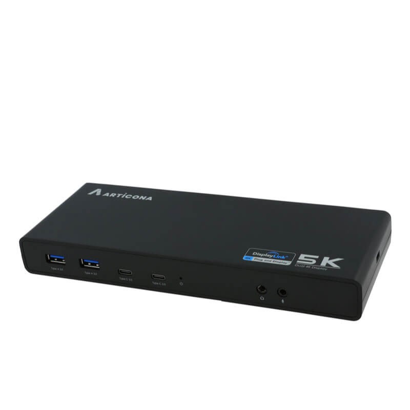 Docking Station USB-C Articona DisplayLink 5K, 2 x HDMI, 2 x DP + Alimentator Docking Station USB-C Articona DisplayLink 5K, 2 x HDMI, 2 x DP + Alimentator