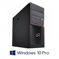 Workstation Fujitsu CELSIUS W530, Quad Core i7-4790, 480GB SSD NOU, Win 10 Pro