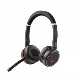 Casti Bluetooth cu Microfon Jabra Evolve 75, Stereo, Negru