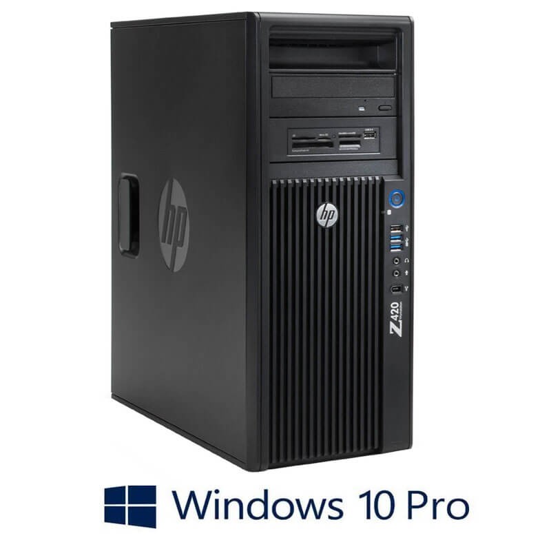 Workstation HP Z420, E5-1650 v2, 32GB, 240GB SSD, GeForce GT 630, Win 10 Pro