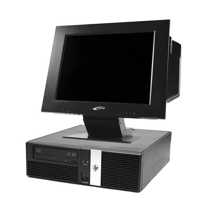 Sistem POS SH HP rp5810, Intel i5-4570S,120GB SSD, DigiPos 714A 15 inci Grad B Sistem POS SH HP rp5810, Intel i5-4570S,120GB SSD, DigiPos 714A 15 inci Grad B