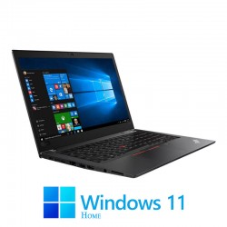 Laptop Touchscreen Lenovo T480s, Quad Core i7-8550U, SSD, Full HD, Win 11 Home
