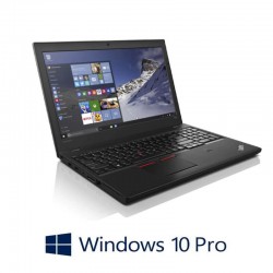 Laptop Lenovo ThinkPad T560, i5-6200U, 256GB SSD, Display NOU FHD, Win 10 Pro