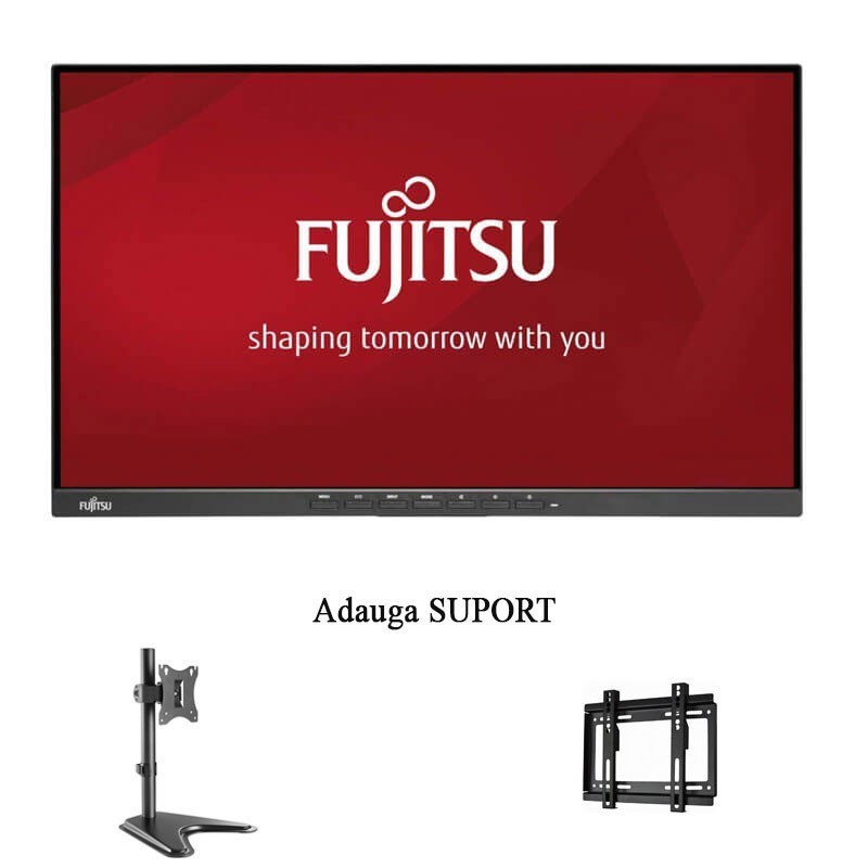 Monitor LED Fujitsu B24-8 TS Pro, 24 inci Full HD, Panel IPS, Fara Picior