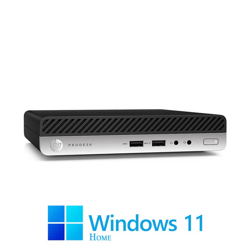 Mini PC HP ProDesk 400 G4, Hexa Core i5-8500T, 16GB, 500GB SSD, Win 11 Home Mini PC HP ProDesk 400 G4, Hexa Core i5-8500T, 16GB, 500GB SSD, Win 11 Home