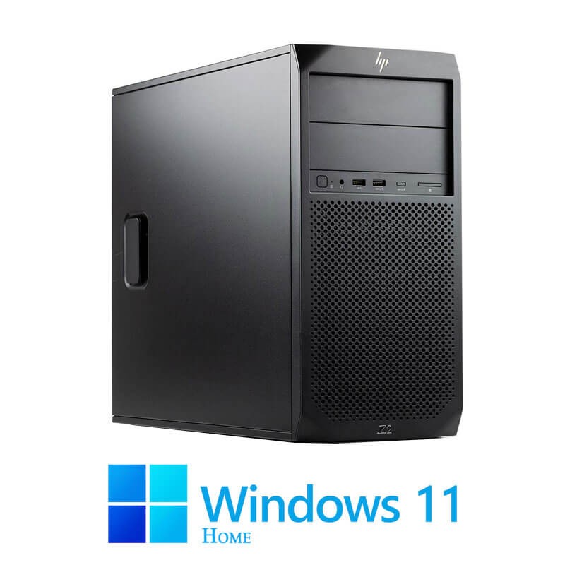 Workstation HP Z2 G4 Tower, Hexa Core i5-9500, 16GB DDR4, SSD, Win 11 Home Workstation HP Z2 G4 Tower, Hexa Core i5-9500, 16GB DDR4, SSD, Win 11 Home