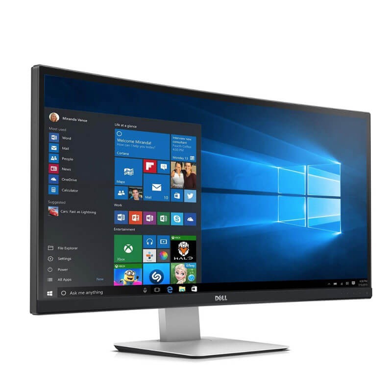 Monitor Curbat LED SH Dell UltraSharp U3415W, 34 inci, 3440 x 1440p, Grad A-, IPS