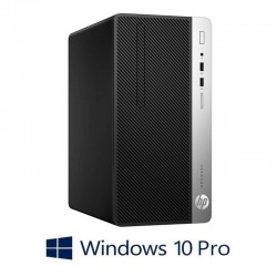 Calculatoare HP ProDesk 400 G4 MT, Quad Core i5-6500, 8GB DDR4, Win 10 Pro