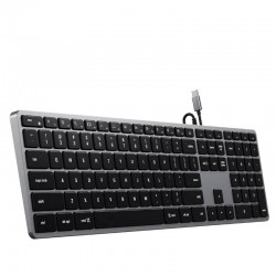 Tastatura Iluminata Compatibila Apple Satechi Slim W3, Layout: QWERTY US