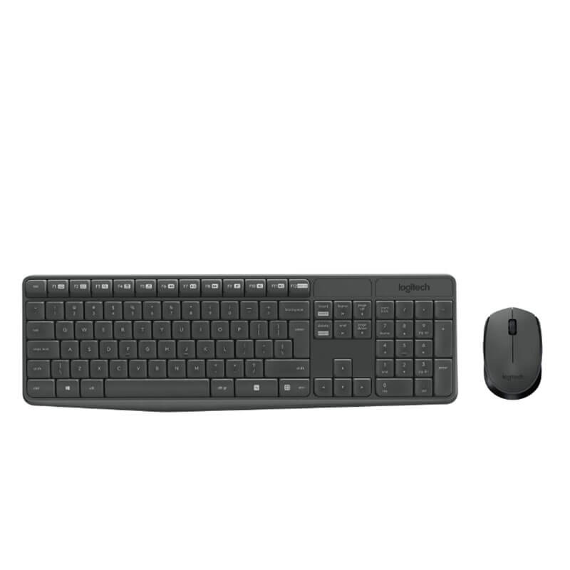 Kit Tastatura + Mouse Wireless NOU Open Box Logitech MK235, Layout: QWERTY US Kit Tastatura + Mouse Wireless NOU Open Box Logitech MK235, Layout: QWERTY US