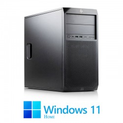 Workstation HP Z2 G4 Tower, Hexa Core i7-8700, SSD, Quadro M4000, Win 11 Home