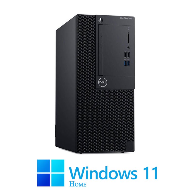 Calculatoare Dell OptiPlex 3070 MT, Hexa Core i5-9500, 16GB DDR4, Win 11 Home