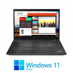 Laptopuri Lenovo T580, Quad Core i7-8650U, 32GB DDR4, SSD, Full HD, Win 11 Home