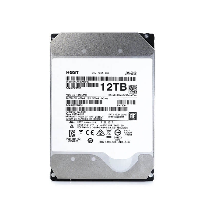 Hard Disk HGST HUH721212ALE601 12TB SATA3 6Gbps, 7.2K RPM, 256MB Cache