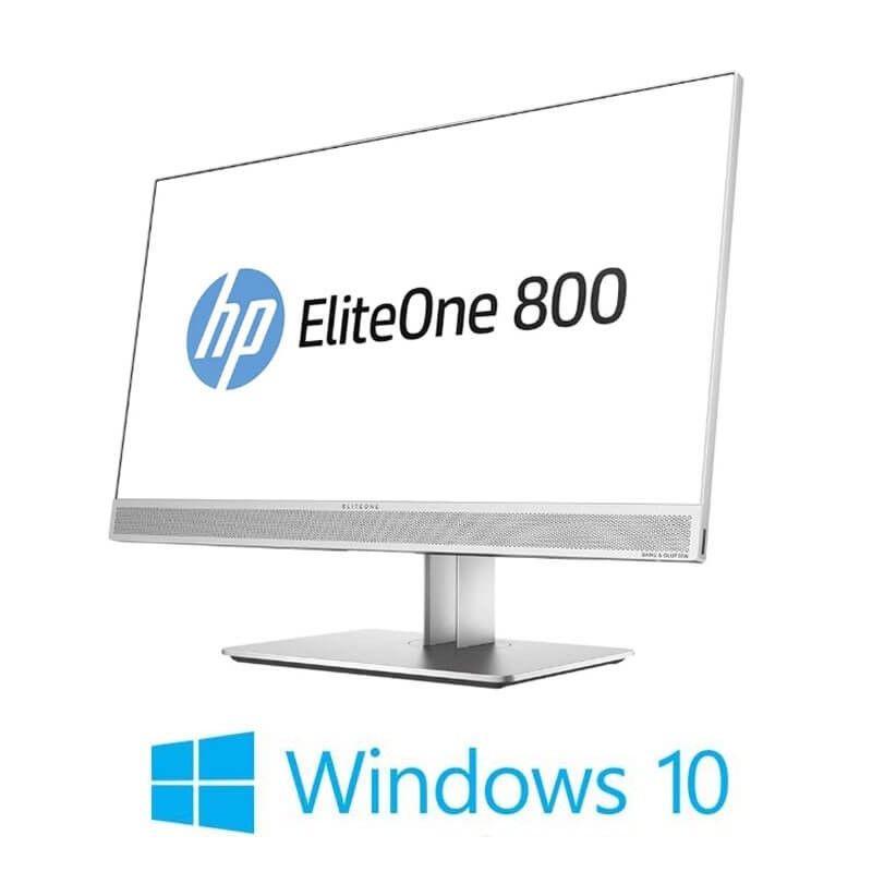 All-in-One HP EliteOne 800 G3, Quad Core i5-7500, 256GB SSD, FHD IPS, Win 10 Home