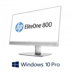 All-in-One HP EliteOne 800 G3, Quad Core i5-7500, 256GB SSD, FHD IPS, Win 10 Pro