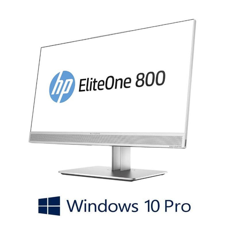 All-in-One HP EliteOne 800 G3, Quad Core i5-7500, 256GB SSD, FHD IPS, Win 10 Pro