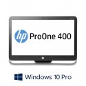 All-in-One HP ProOne 400 G1, Quad Core i5-4590T, 8GB DDR3, 19.5 inci, Win 10 Pro