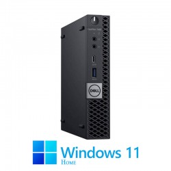 Mini PC Dell OptiPlex 7060, Hexa Core i5-8500T, 16GB DDR4, SSD, Win 11 Home