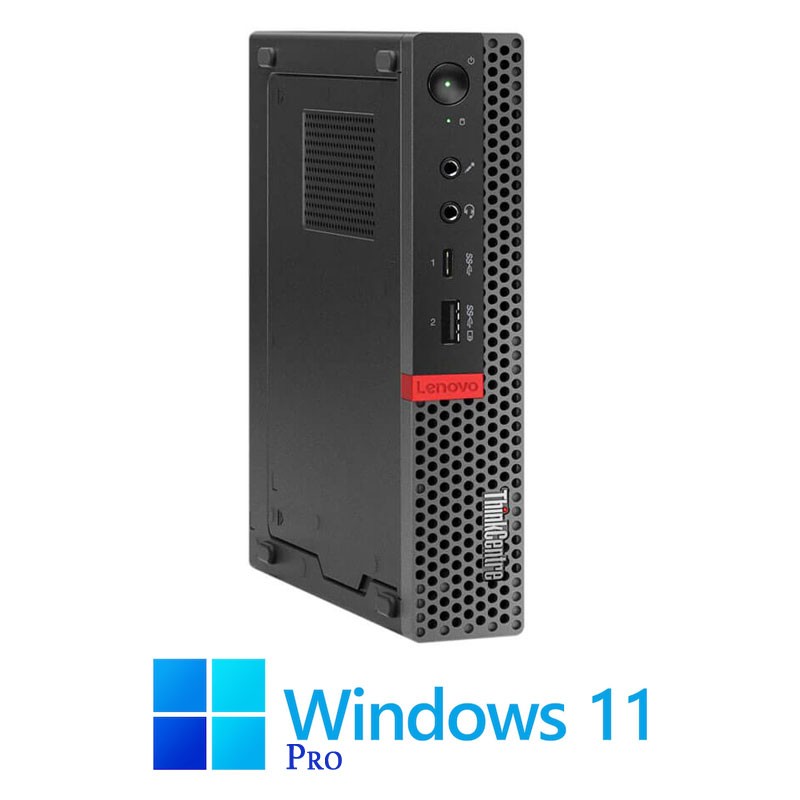 Mini PC Lenovo ThinkCentre M920q, Hexa Core i5-8500T, 256GB SSD, Win 11 Pro Mini PC Lenovo ThinkCentre M920q, Hexa Core i5-8500T, 256GB SSD, Win 11 Pro