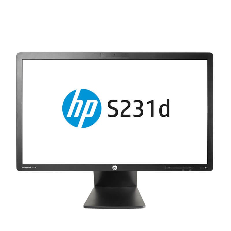 Monitoare LED HP EliteDisplay S231d, 23 inci Full HD, Panel IPS, Webcam Monitoare LED HP EliteDisplay S231d, 23 inci Full HD, Panel IPS, Webcam