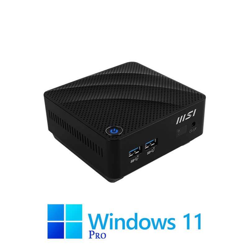 Mini PC MSI Cubi 80A1, Dual Core N4500, 8GB DDR4, 128GB SSD M.2, Win 11 Pro Mini PC MSI Cubi 80A1, Dual Core N4500, 8GB DDR4, 128GB SSD M.2, Win 11 Pro