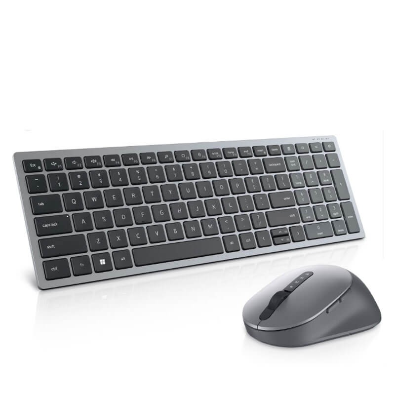 Kit Tastatura + Mouse Wireless/Bluetooth Dell Multi-Device, Layout: QWERTY US Kit Tastatura + Mouse Wireless/Bluetooth Dell Multi-Device, Layout: QWERTY US