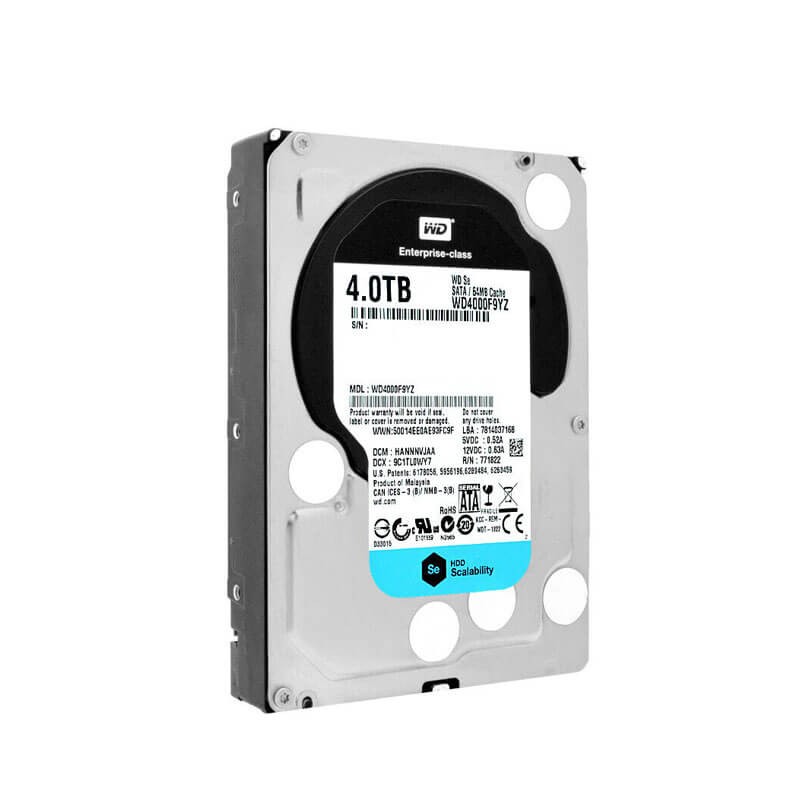 Hard Disk Western Digital WD4000F9YZ, 4TB SATA3 6Gb/s, 7.2K RPM, 64MB Cache