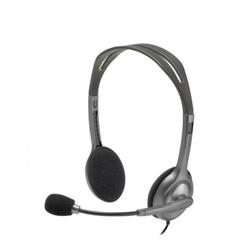 Casti Logitech H110 Stereo, Microfon, 2 x jack 3.5mm Casti Logitech H110 Stereo, Microfon, 2 x jack 3.5mm