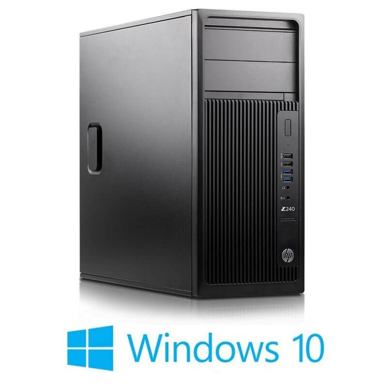 Workstation HP Z240 Tower, E3-1270 v6, 16GB DDR4, Quadro P620 2GB, Win 10 Home Workstation HP Z240 Tower, E3-1270 v6, 16GB DDR4, Quadro P620 2GB, Win 10 Home