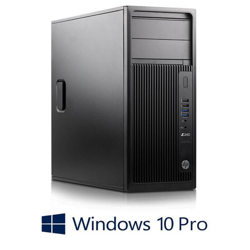 Workstation HP Z240 Tower, E3-1270 v6, 16GB DDR4, Quadro P620 2GB, Win 10 Pro Workstation HP Z240 Tower, E3-1270 v6, 16GB DDR4, Quadro P620 2GB, Win 10 Pro