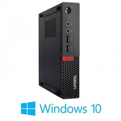 Mini PC Lenovo ThinkCentre M910q, Quad Core i5-7500T, 256GB SSD, Win 10 Home