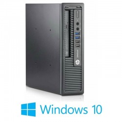 Calculatoare HP EliteDesk 800 G1 USDT, Quad Core i5-4670S, 8GB DDR3, Win 10 Home