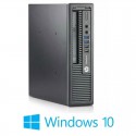 Calculatoare HP EliteDesk 800 G1 USDT, Quad Core i7-4790S, SSD, Win 11 Home