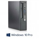 Calculatoare HP EliteDesk 800 G1 USDT, Quad Core i7-4790S, SSD, Win 11 Pro