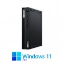 Mini PC Lenovo ThinkCentre M70q, Quad Core i3-10100T, 16GB DDR4, Win 11 Pro