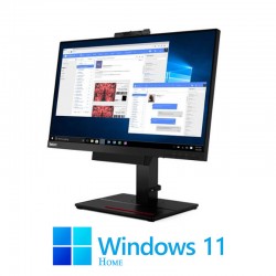 All-in-One Lenovo TIO24 Gen 4, Hexa Core i5-10500T, 16GB DDR4, SSD, Win 11 Home