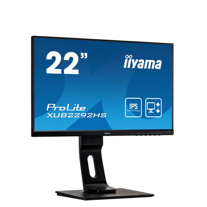Monitoare LED Iiyama ProLite XUB2292HS-B1, 21.5 inci Full HD, Panel IPS Monitoare LED Iiyama ProLite XUB2292HS-B1, 21.5 inci Full HD, Panel IPS