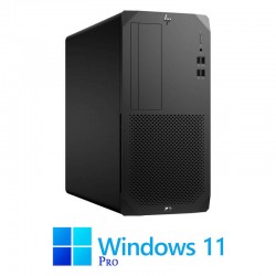Workstation HP Z2 G5 Tower, Octa Core i7-10700, 64GB, RTX 5000 16GB, Win 11 Pro