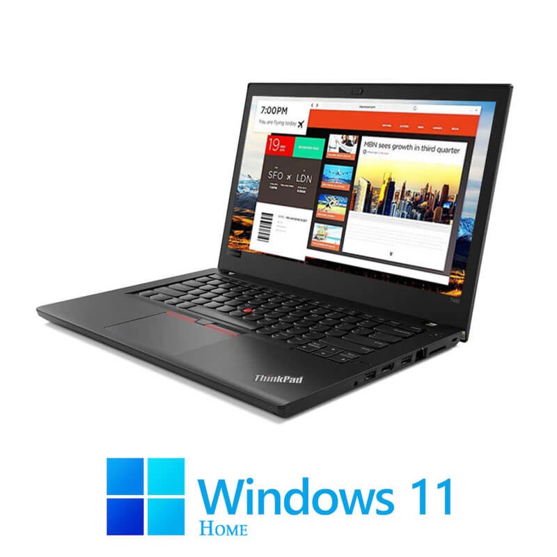 Laptopuri Lenovo T480, Quad Core i7-8650U, 16GB DDR4, 512GB SSD, Win 11 Home