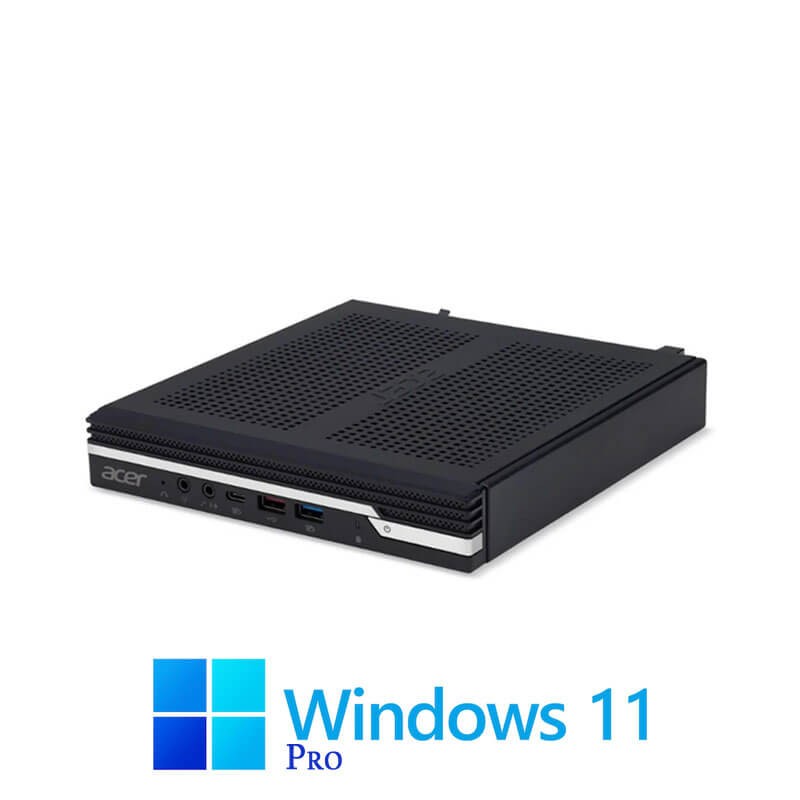 Mini PC Acer Veriton N4660G, Hexa Core i5-8400, 16GB, 256GB SSD, Win 11 Pro Mini PC Acer Veriton N4660G, Hexa Core i5-8400, 16GB, 256GB SSD, Win 11 Pro