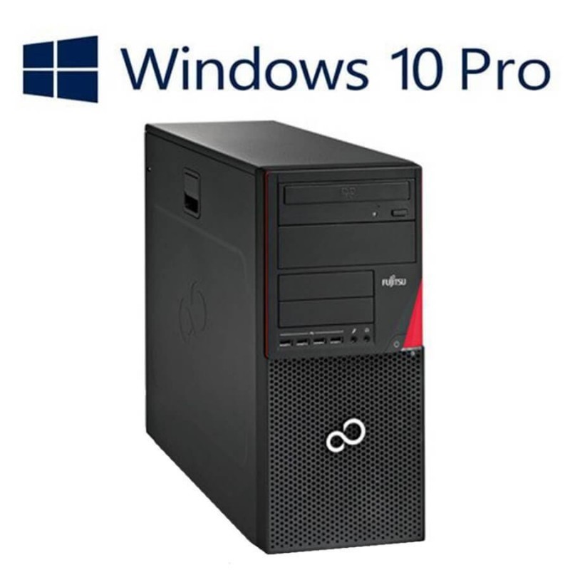 PC Refurbished Esprimo P720, i3-4130 Gen 4, HD 7350, Win 10 Pro