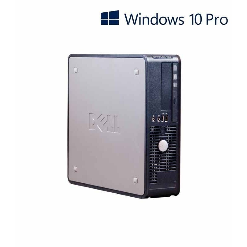 PC Refurbished Optiplex 780 SFF, Core 2 Duo E8400, Win 10 Pro