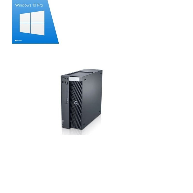 PC Gaming Dell T3600, E5-1650, SSD,  GTX 1050 OC, Windows 10 Pro