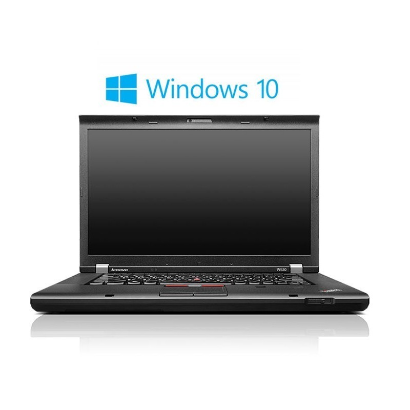 Laptop Refurbished Lenovo ThinkPad W530, i7-3720QM, 16Gb, Win 10 Home
