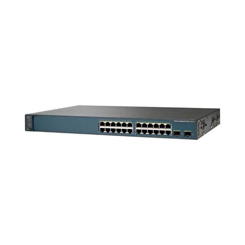 Switch second hand Cisco layer 3 WS-C3560V2-24TS-S V02