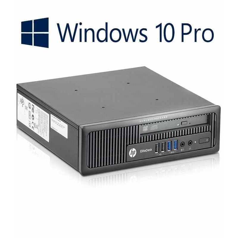 PC Refurbished HP EliteDesk 800 G1 USDT,  i5-4570s + Win 10 PRO
