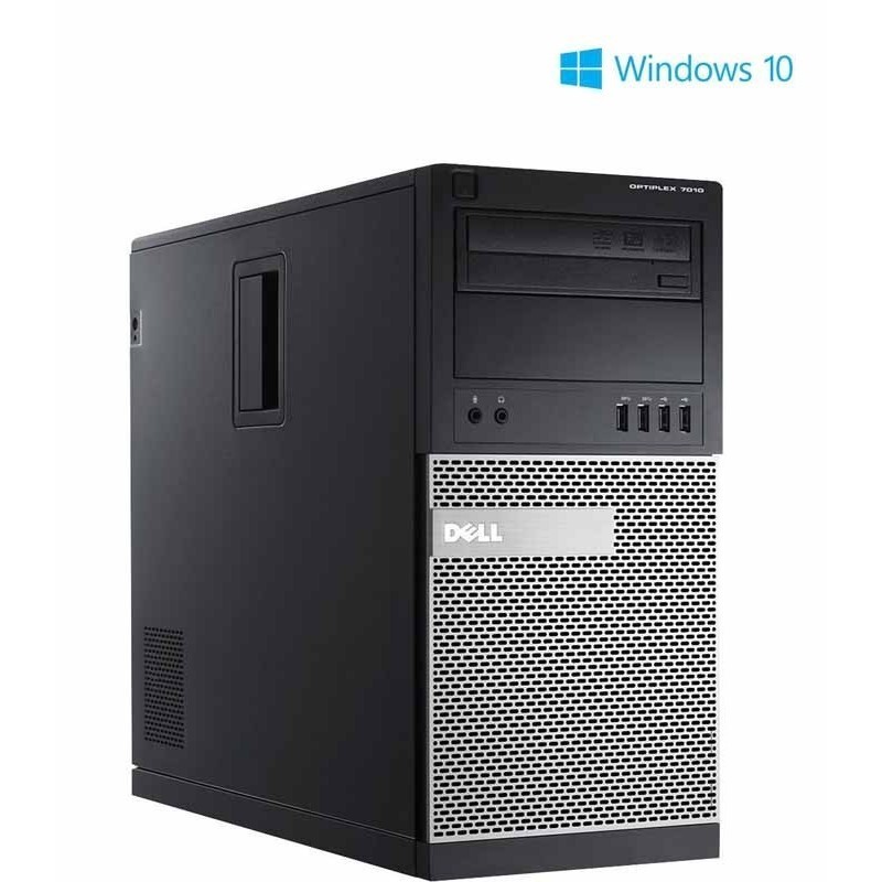 PC Gaming Dell 7010 MT, i5-3470, Radeon HD7500 1Gb, Win 10 Home